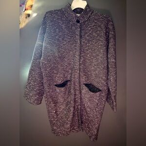 Women’s Tweed Metallic Soft Cadi/Light Sweat Jacket